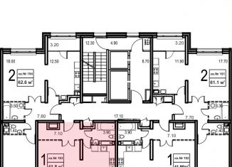 Продам 1-ком. квартиру, 41.8 м2, Пушкино, Ярославское шоссе, 192