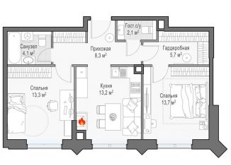 Продажа 2-комнатной квартиры, 60.6 м2, Москва, метро Фонвизинская, улица Академика Королёва, 21