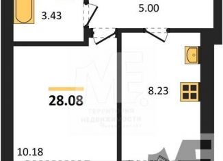 Продам 1-комнатную квартиру, 28.1 м2, Ярославская область, Суздальская улица, 17