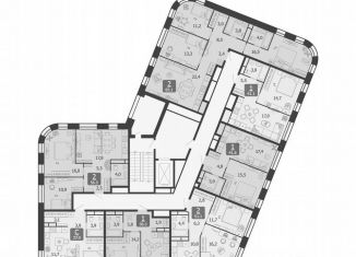 Продам 2-ком. квартиру, 51.1 м2, Москва, улица Петра Кончаловского, 5, ЖК Шагал