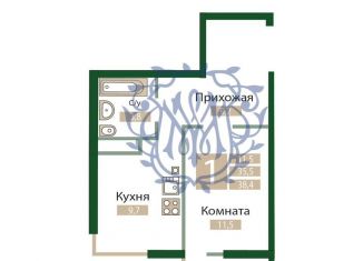 Квартира на продажу студия, 35.6 м2, посёлок городского типа Молодёжное