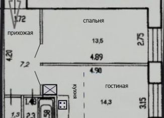 Сдается в аренду 2-комнатная квартира, 38.2 м2, Уфа, улица Георгия Мушникова, 5/1, Калининский район