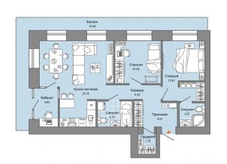 Продается 2-ком. квартира, 76 м2, Екатеринбург, Косотурская улица, 1В/1