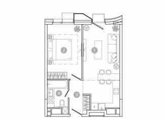 2-комнатная квартира на продажу, 45.2 м2, Москва