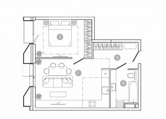 Продается 2-комнатная квартира, 47.6 м2, Москва