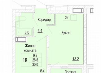 Продам 1-ком. квартиру, 30 м2, Нижегородская область