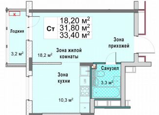 Квартира на продажу студия, 31.8 м2, Нижегородская область