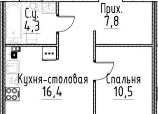 Продажа 1-ком. квартиры, 39 м2, Санкт-Петербург, Центральный район, улица Моисеенко, 10