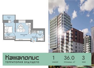 1-ком. квартира на продажу, 36 м2, Пермский край