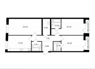 Продам 3-комнатную квартиру, 109.7 м2, Москва, метро Дубровка, жилой комплекс Форивер, 3