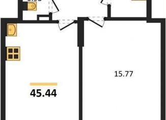 Продажа 1-комнатной квартиры, 45.4 м2, Воронеж, Центральный район