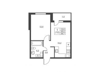 Продажа 1-ком. квартиры, 36.7 м2, Ленинградская область