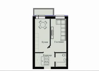 Продажа 1-ком. квартиры, 37 м2, Красноярский край