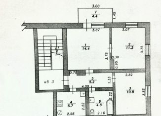 Продаю трехкомнатную квартиру, 52.1 м2, Краснодарский край, улица Кооперации, 133