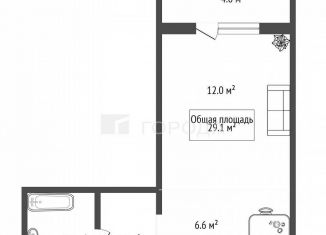 Продажа 1-ком. квартиры, 29.1 м2, Новосибирск, Игарская улица, 6, метро Заельцовская