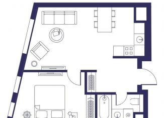 Продается 2-комнатная квартира, 44.3 м2, Москва, Озерковская набережная, 6, метро Третьяковская