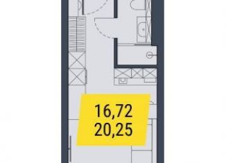 Продаю квартиру студию, 20.3 м2, Новосибирск, Центральный район, улица Писарева, 1