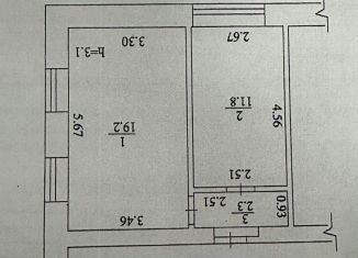 Продам 2-комнатную квартиру, 33.3 м2, село Авдон, Молодёжная улица, 12