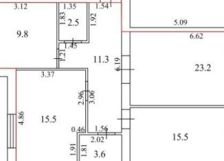 Трехкомнатная квартира на продажу, 81.4 м2, Покров, улица 3-го Интернационала, 87