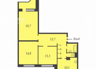 Продается 3-комнатная квартира, 73.5 м2, Москва, Балаклавский проспект, 16к2, район Зюзино