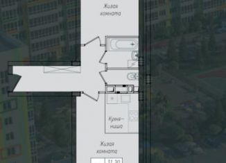 2-ком. квартира на продажу, 51.3 м2, Курск, улица Энгельса, 158к2