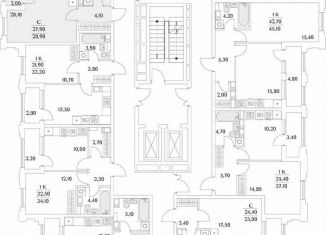 Продам квартиру студию, 69.4 м2, Санкт-Петербург, метро Комендантский проспект, Планерная улица, 99