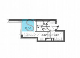 Продажа квартиры студии, 26.4 м2, Москва, район Раменки, проспект Генерала Дорохова, вл1к1