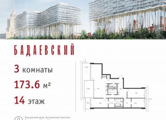 Продам 3-ком. квартиру, 173.6 м2, Москва, ЗАО