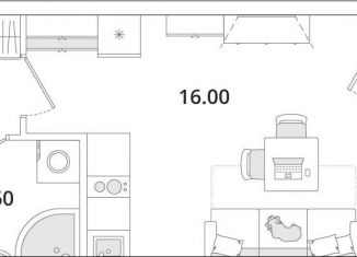 Продаю квартиру студию, 23.6 м2, Санкт-Петербург, Планерная улица, 99, Приморский район