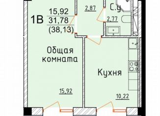 Продам 1-комнатную квартиру, 38.1 м2, Дербент, улица Графа Воронцова, 78скА-2