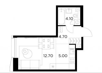 Квартира на продажу студия, 26.5 м2, Москва, Войковский район