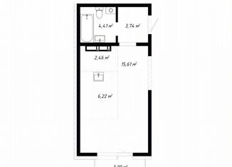 Продам однокомнатную квартиру, 35.4 м2, Иркутск