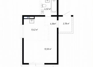 2-комнатная квартира на продажу, 39.4 м2, Иркутск