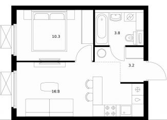 Продаю 1-ком. квартиру, 34.1 м2, Мытищи