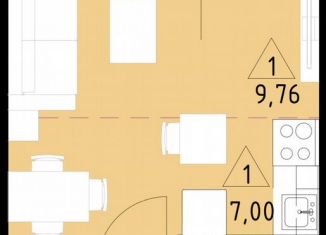 Продаю квартиру студию, 25.4 м2, Московская область