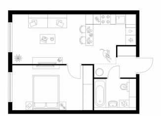 Продаю 1-комнатную квартиру, 42 м2, Москва, Головинский район