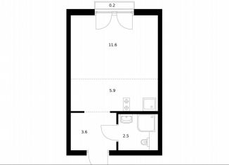 Квартира на продажу студия, 23.8 м2, городской округ Красногорск