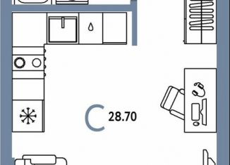 Продается квартира студия, 28.7 м2, Мытищи