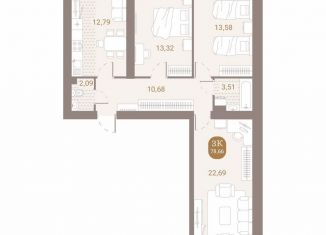 Продаю 3-комнатную квартиру, 78.7 м2, Пензенская область