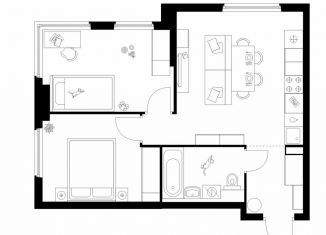 Продаю 2-ком. квартиру, 50.5 м2, Москва, САО