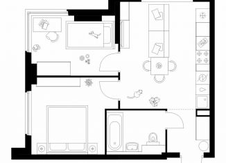 Продажа 2-ком. квартиры, 46.6 м2, Москва, метро Речной вокзал