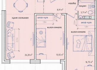 Продам 2-ком. квартиру, 74.8 м2, Архангельская область, Корабельная улица, 13