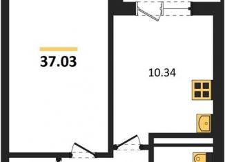 Продаю 1-комнатную квартиру, 37 м2, Воронеж, Коминтерновский район, улица 45-й Стрелковой Дивизии, 259/27