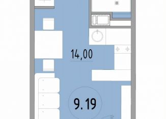 Продажа 1-комнатной квартиры, 24.9 м2, Санкт-Петербург, 3-й Рабфаковский переулок, 5к5Л, муниципальный округ Обуховский