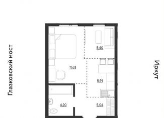 2-ком. квартира на продажу, 32.2 м2, Улан-Удэ, улица Трубачеева, 156