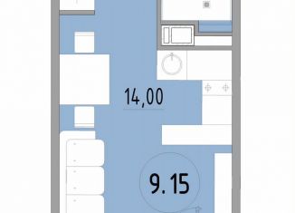 Продается однокомнатная квартира, 24.9 м2, Санкт-Петербург, 3-й Рабфаковский переулок, 5к5Л, муниципальный округ Обуховский