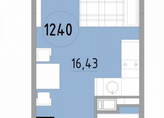 Продам 1-комнатную квартиру, 22.6 м2, Санкт-Петербург, 3-й Рабфаковский переулок, 5к5Л, метро Рыбацкое