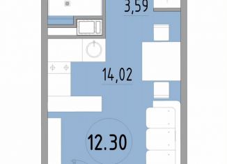 Продажа 1-ком. квартиры, 26.7 м2, Санкт-Петербург, 3-й Рабфаковский переулок, 5к5Л, Невский район