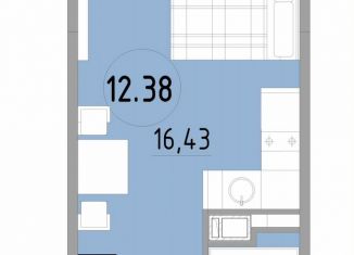 Продажа 1-комнатной квартиры, 22.6 м2, Санкт-Петербург, 3-й Рабфаковский переулок, 5к5Л, метро Рыбацкое