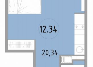 Продается однокомнатная квартира, 25.7 м2, Санкт-Петербург, 3-й Рабфаковский переулок, 5к5Л, муниципальный округ Обуховский